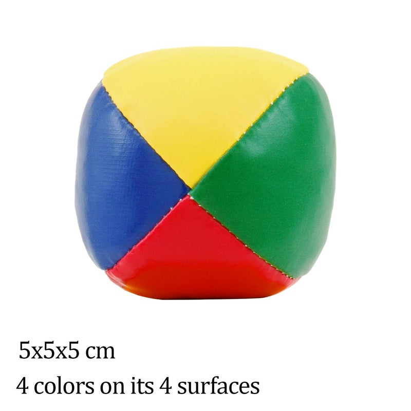 URATOT 10 Pack Juggling Balls Beginners Juggling Balls Durable and Colorful with a Bag for Juggle Toy Game - Image 2